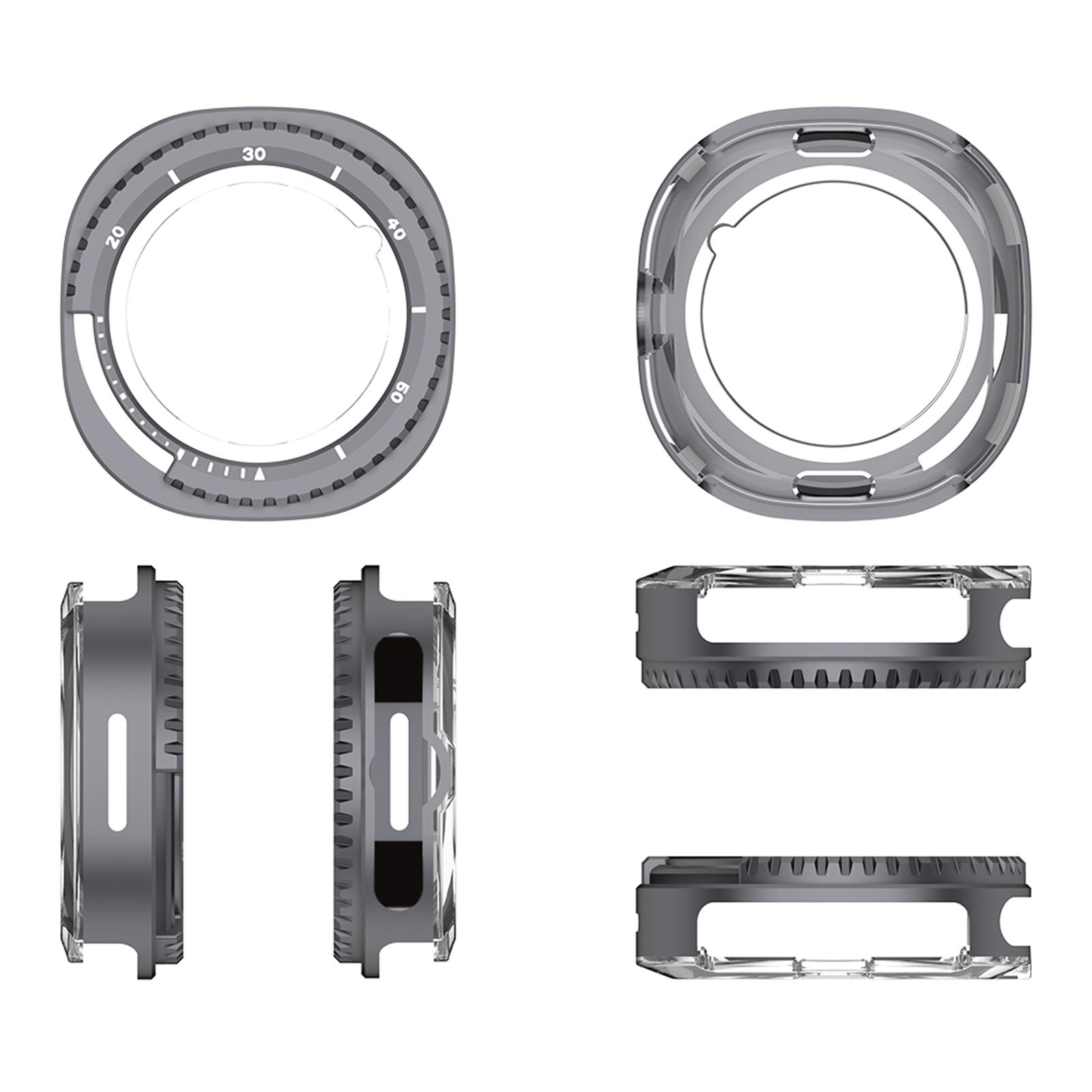 For Galaxy Watch8 Classic 46mm Metal Cover Protector Wear Resist Protective Hard Frame Hollow Out Shells Smartwatch Accessories