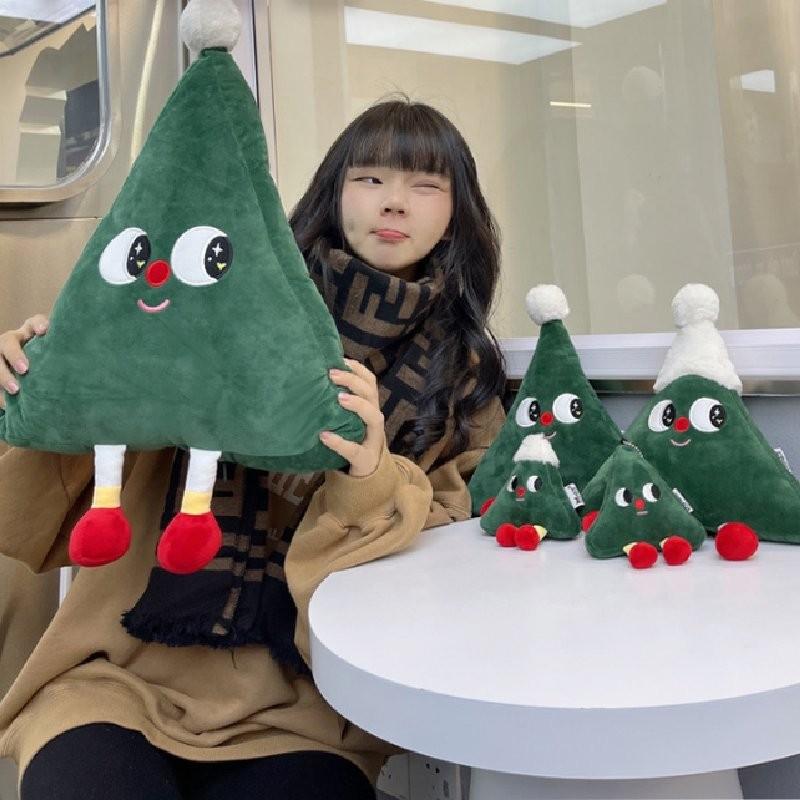 Christmas Tree Xmas Cartoon Plush Toy Doll Cushion Pillow Decorations Festival