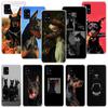 Black Dachshund Doberman Phone Case For Samsung Galaxy A52 A32 A22 A12 A02S A50S A30S A51 A31 AA71 Note 20 Ultra 10 S10 Plus Gal