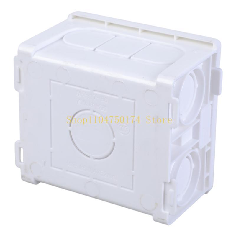86 Type Universal Switch Socket Wire Slot Box-Surface Wall Switch Socket Box Top Sale