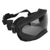 Large Dog Sunglasses UV Protection Windproof Anti Fog Adjustable Dog Goggles for Outdoor Dogs Eye Safety Grey
