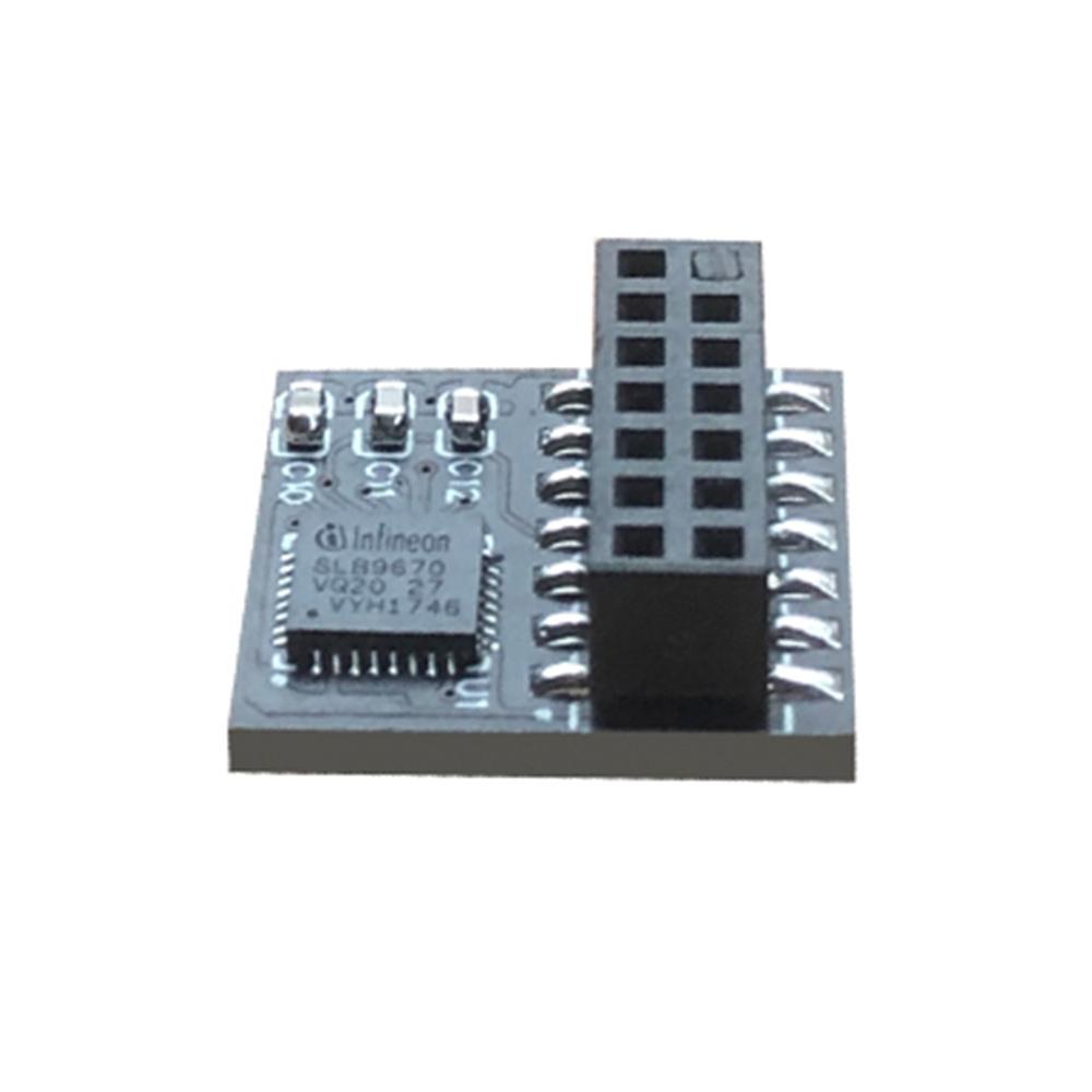 TPM 2.0 Verschlüsselungs-Sicherheitsmodul Remote-Karte 14 Pin SPI TPM2.0 Sicherheitsmodul für Motherboard