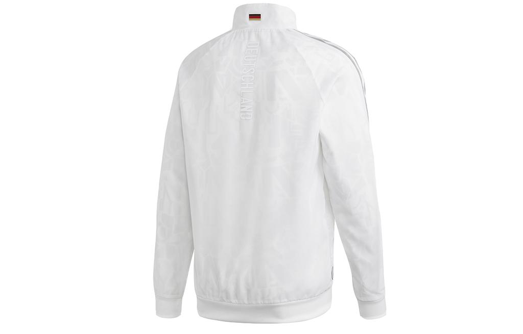 adidas Jackets Men's White Stand Collar Moderate Other FT2973