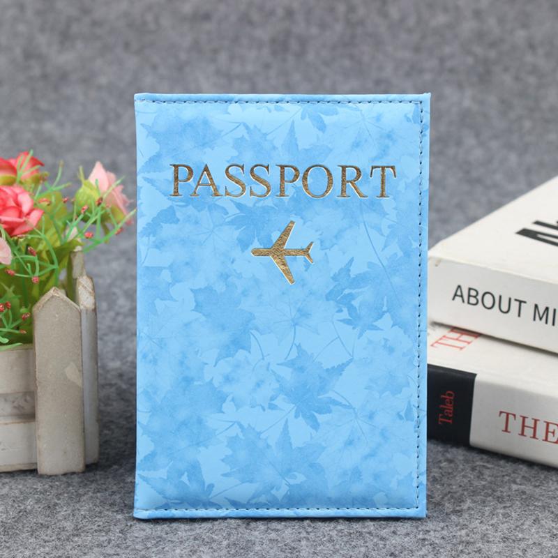 Id Holder With Airplane Clasp Pu Leather Travel Wallet, Multiple Card Slots Passport Holder Travel Passport Cover For Men Women