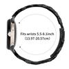 Watch Strap for Google Pixel Watch 3 41mm/Watch 2/Watch Seven Bead Stainless Steel Band with Rhinestone Ox Horn Style Connector