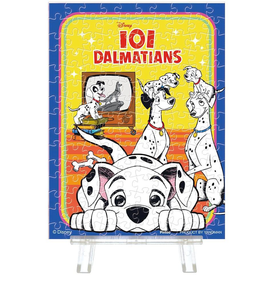 Yanoman 150-Piece Jigsaw Puzzle, Petit Paris Clear Series, Disney Classics 101 Dalmatians (7.6x10.2cm), 2308-18, Includes Piece Request Postcard and