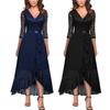 2025 spring and summer new cross-border Amazon European and American women's clothing chiffon small dress skirt lace bridesmaid dress dress