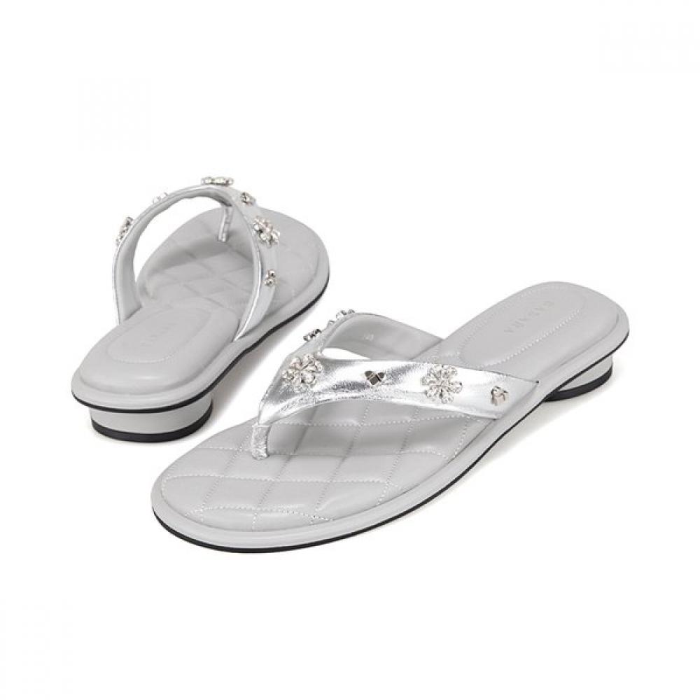 BARBARA Lambskin Feminine Jewel Point Mule 2cm 3 Colors Bbj302