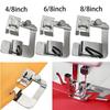 6 Pcs Sewing Machine Foot Press Foot Rolled Hem Feet Household Multi Functional Sew Accessories Hemming Foot Roll Hem Foot