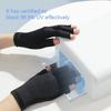 2pair Black Nail Lamp UV Blocking Gloves Manicure UV Gloves  Professional Nail Salon Daily Use
