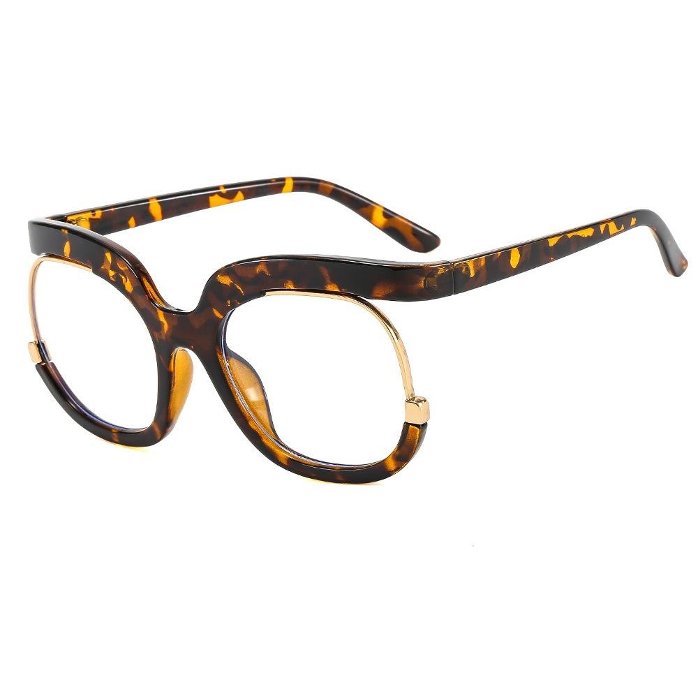 New Yingling Fashion Glasses Trend Owl Lenses Optical Anti-Blue Light Flat Mirrors