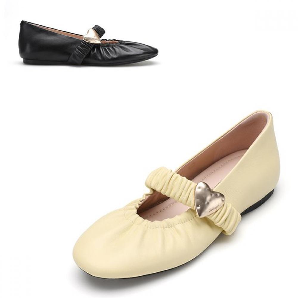 

Misope Women Flat 1cm 2color 012615003 yellow/230