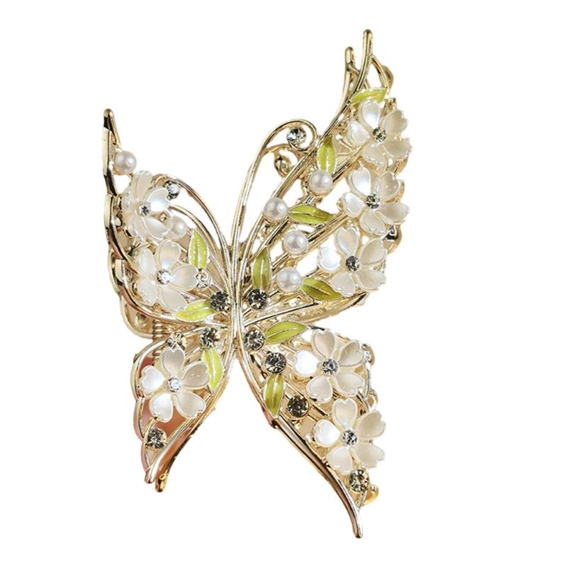 Sweet And Edgy Metal Butterfly Hair Clip With Secure Spring Grip Hair Accessory Metal Barrettes For Women Girls
