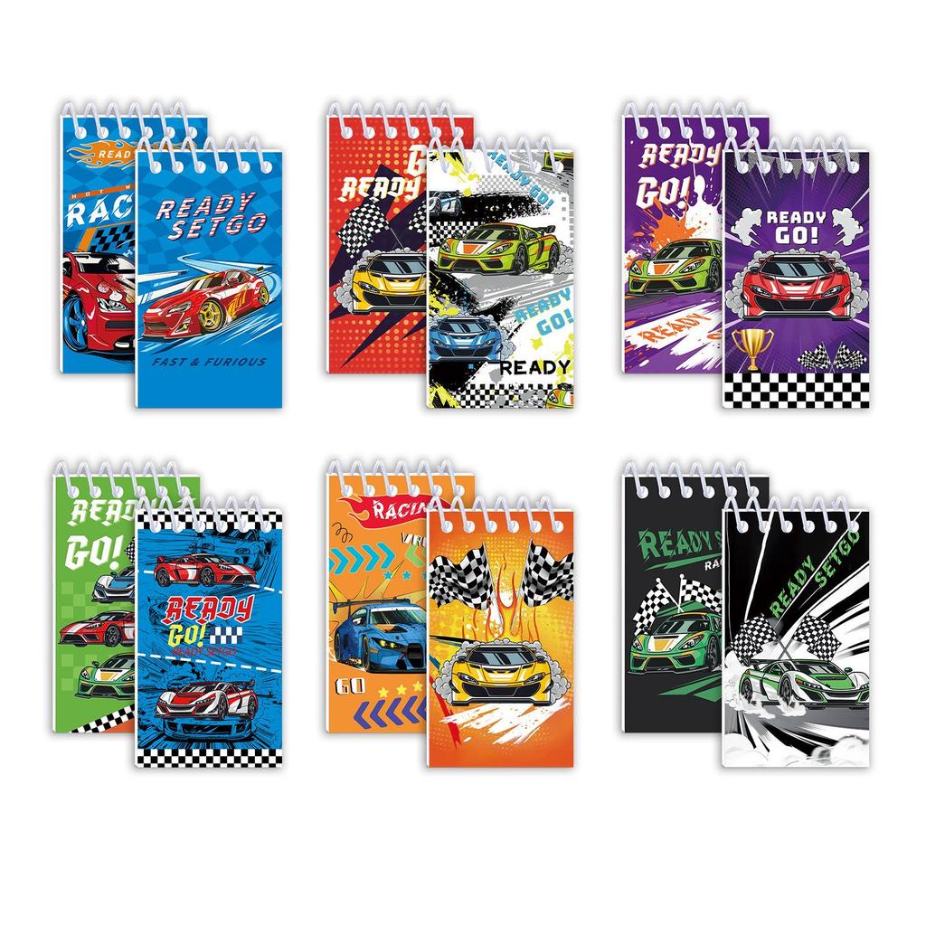 Portable Mini Racing Theme Notebook for Students
