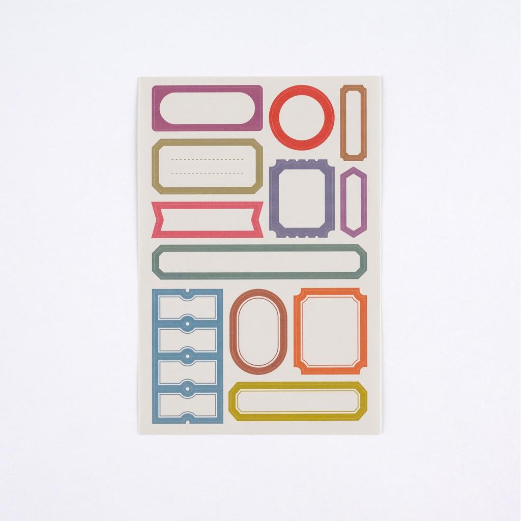 Hobonichi Techo TSUKI no Set Planer Zubehör IRO/Aufkleber (Zeitplan)