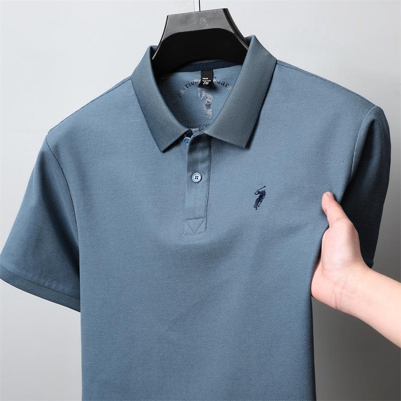 

Чоловіча футболка з короткими рукавами та повсякденним коміром Paul Polo 4XL