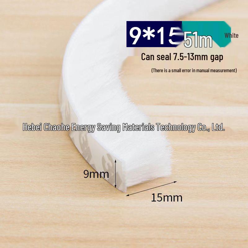 Self-Adhesive Wool Weather Stripping for Doors and Windows