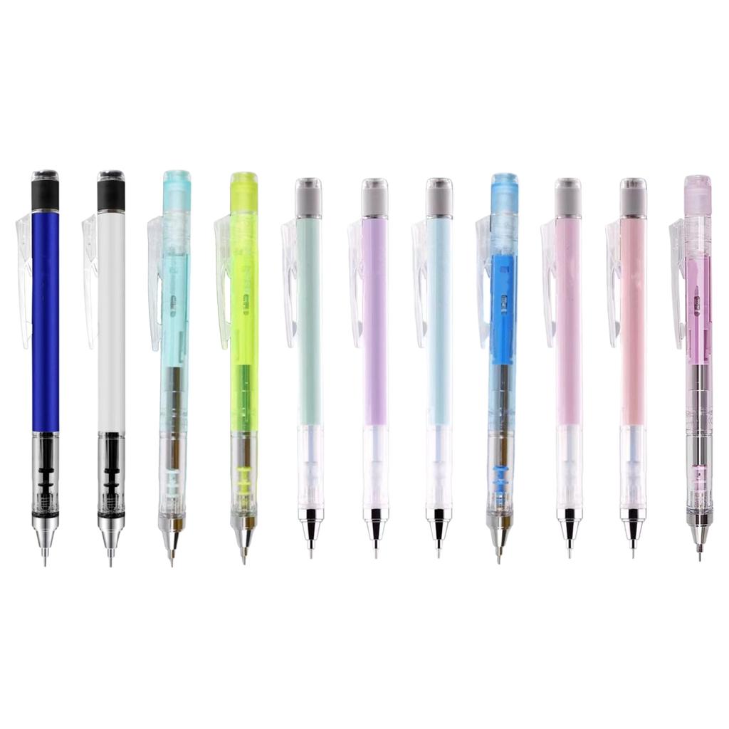 0.5mm Clear Mechanical Pencil With Eraser Automatic Pencils Drawing Pencils School Supplies For Students Designers