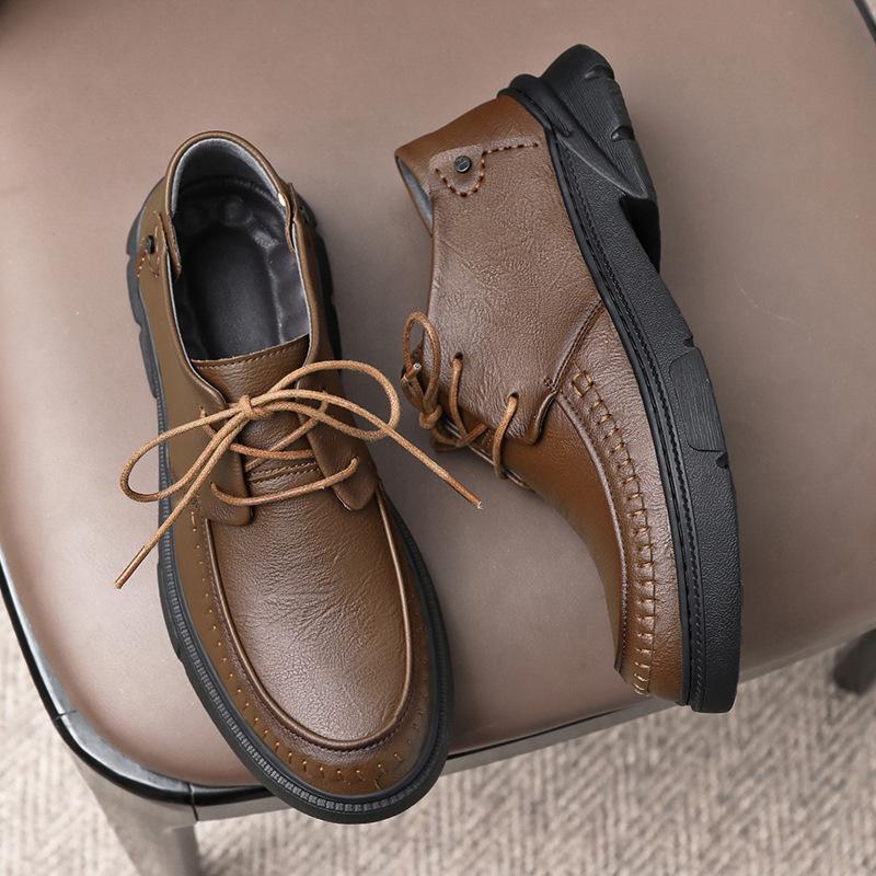 Business Leather Shoes Men's 2025 New Autumn Popular Dress Soft Sole Non-slip Versatile Men's Oxford Shoes Casual Men's Shoes