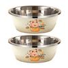 ZISIZ Cartoon 3-Piece Stainless Steel Mixing Bowl Set