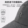 Light and quick-drying mesh breathable summer sunscreen embroidery R standard baseball cap big head circumference cap R embroidery label