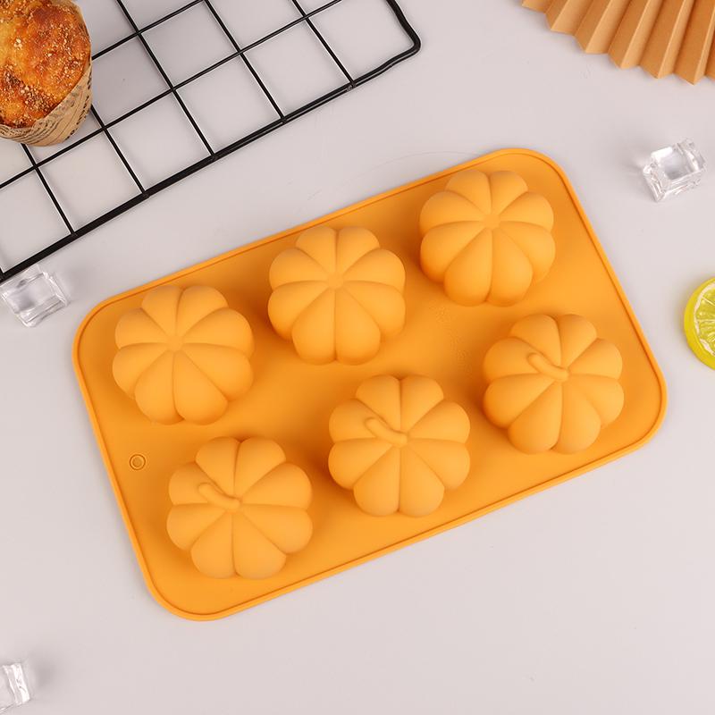 Pumpkin Silicone Molds Thanksgiving Fall Theme Ice Cube Tray Silicone Mold Muffin Chocolate Harvest Cake Baking Decoration Mould