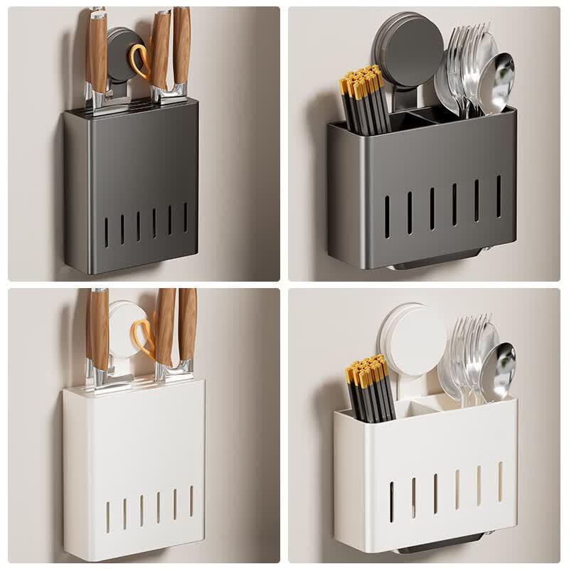 Brangdy Wall-Mounted Knife and Chopstick Drain Rack