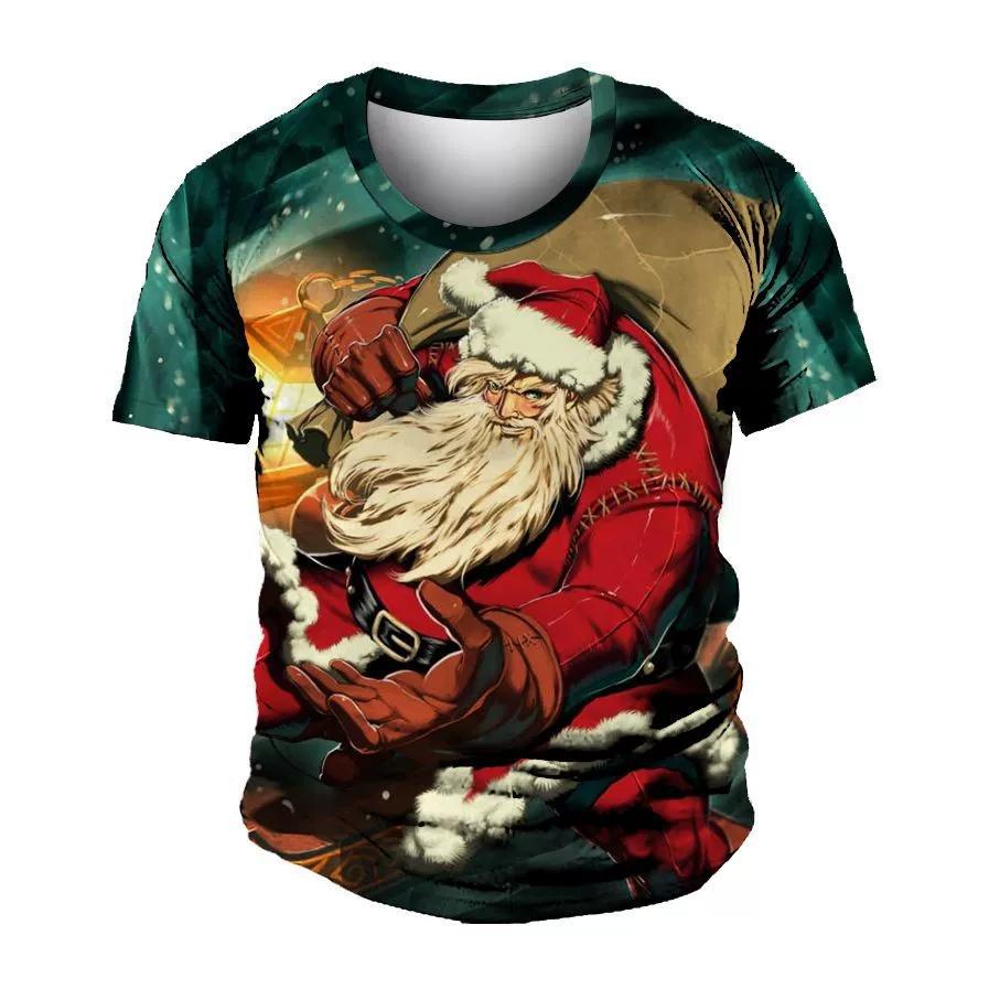 Tricouri de Crăciun pentru copii de 4-15 ani, Poliester confortabil, Băieți, Copii, Tricou cu mânecă lungă, Desene animate, Tricou imprimat 3D, Haine pentru copii