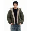 Kisko Winter American-Style Thickened Warm Parka Jacket for Men and Women, High-End Loose-Fitting Stand-Up Collar Cotton Coat