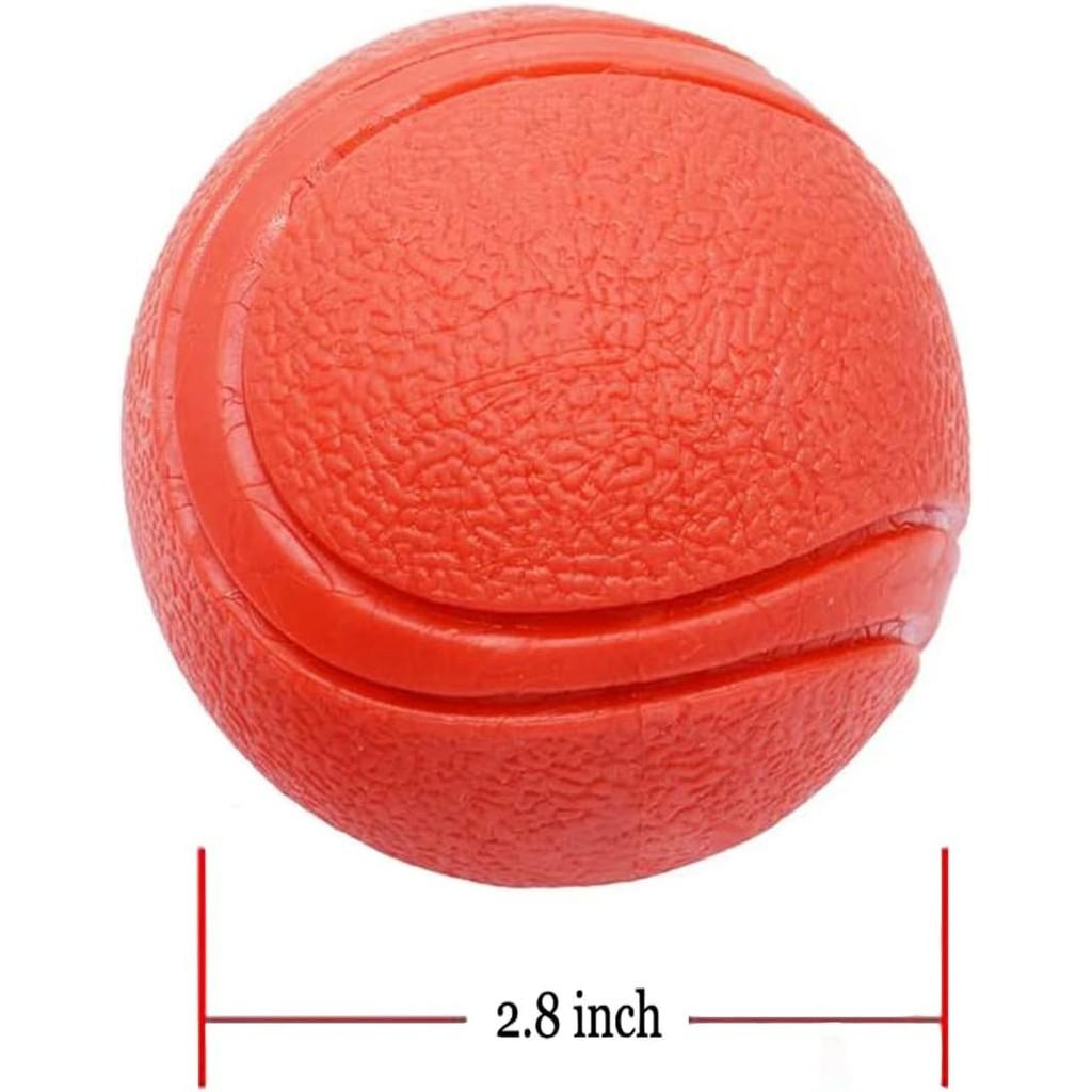 Ard Rubber Balls for Dogs,Dog's Solid Rubber Bouncy Ball Bite Resistant and Indestructible Dog Training Ball,Dog Balls for Aggressive Chewers