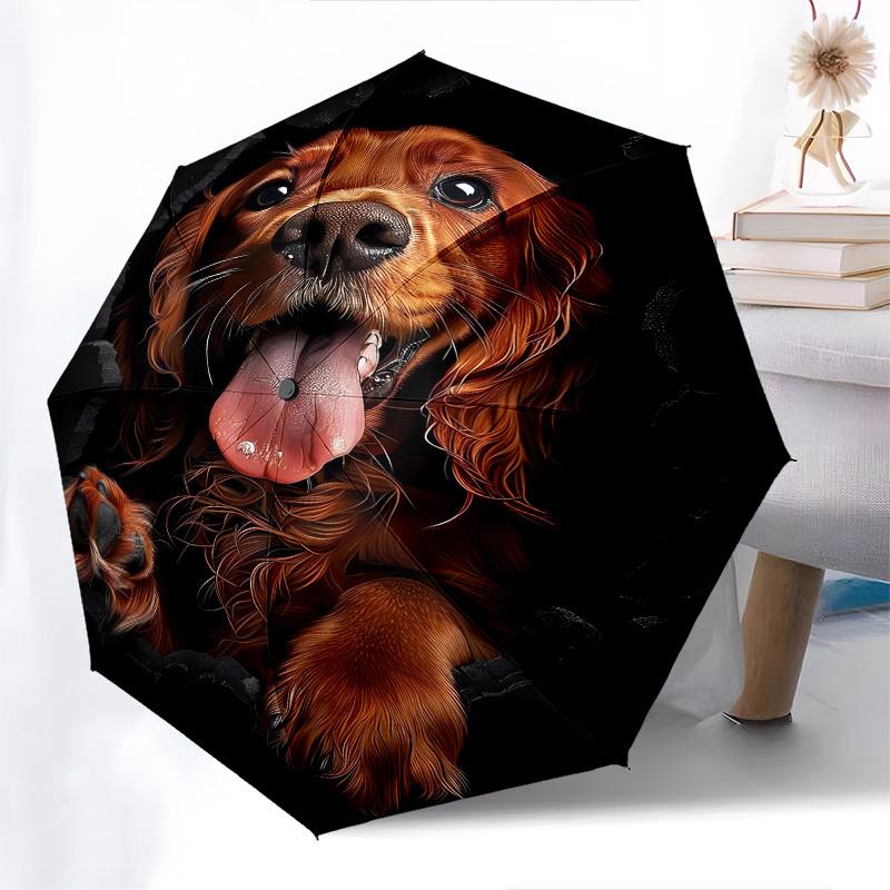 Dog, Portrait- Automatic Umbrella,Suitable for Men and Women,Suitable for Birthdays, Christmas, Gifts for Fashion Lovers0922b