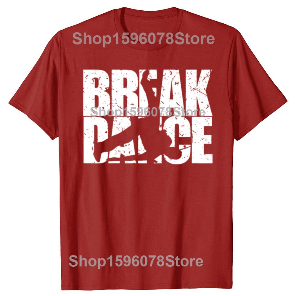 Novelty Break Dance T Shirts Hip Hop Retro Breakdance Graphic Streetwear Man T-shirt Short Sleeve Harajuku Y2k Women Tshirt