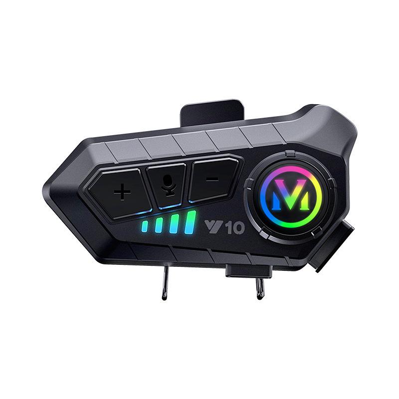 Y10 Waterproof Bluetooth Noise-Cancelling Motorcycle Helmet Headset