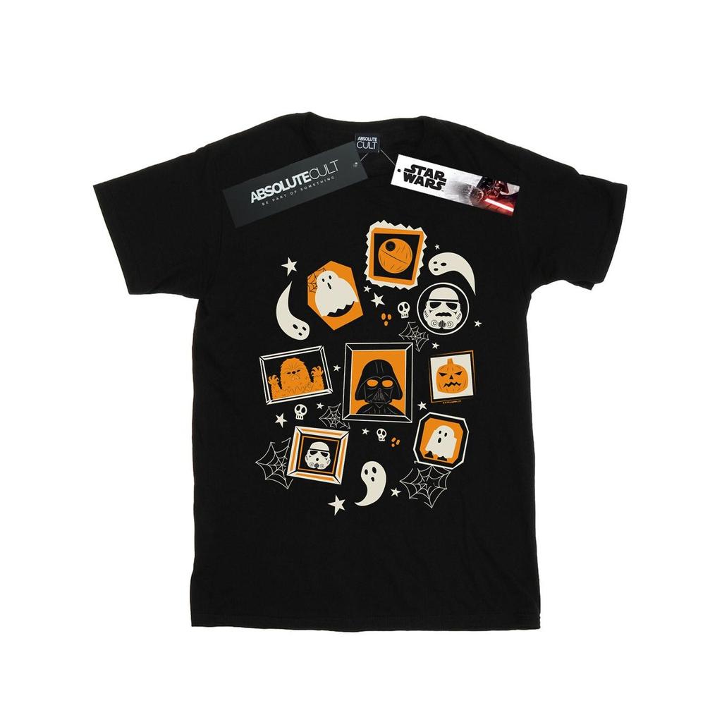 STAR WARS Mens Day Of The Dead Memorial Wall T-Shirt