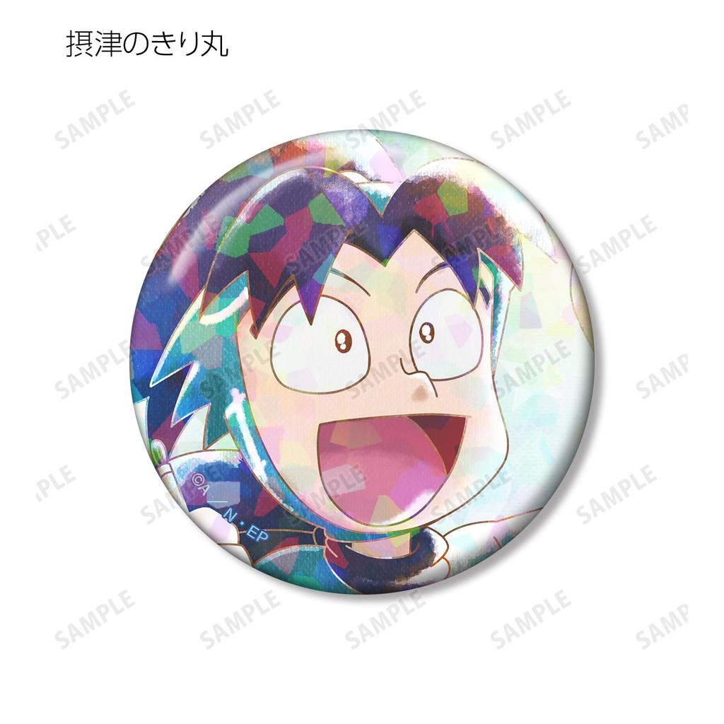 Nintama Rantaro Trading Ani Art Aqua Label Holographic Can Badge Box ver.A 11-piece