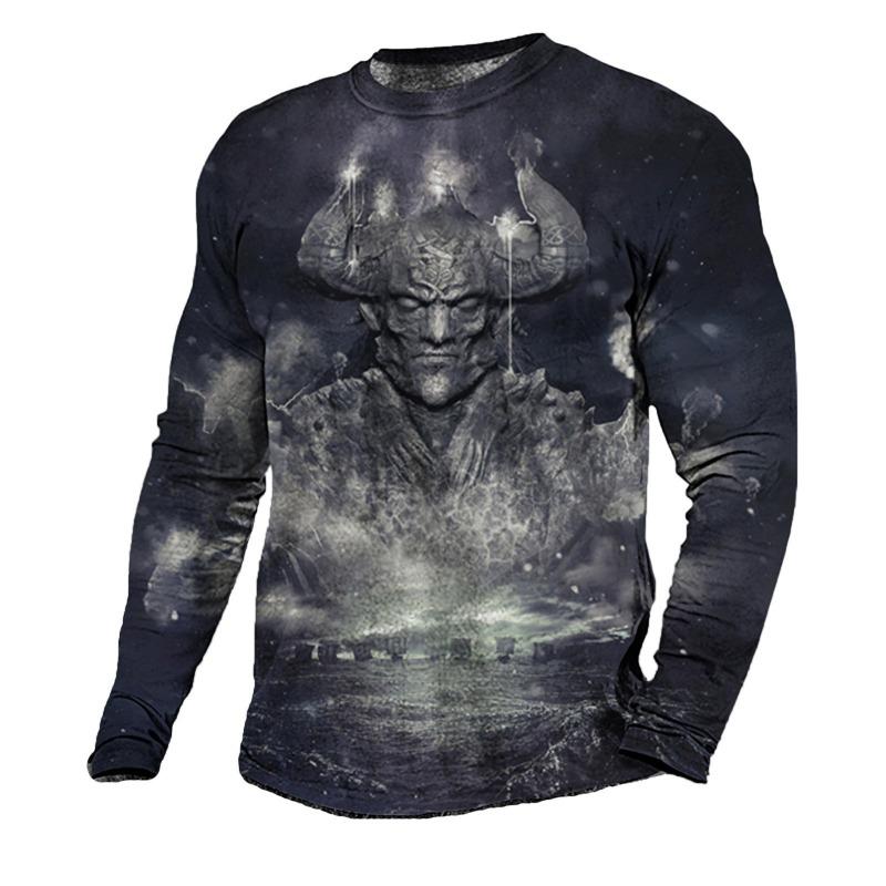 

Новая модная спортивная фитнес-персонализированная футболка с принтом для мужчин, осенняя тонкая версия, длинный рукав, 3D мужская футболка 3XL