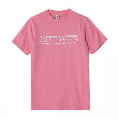 Sporty   Rich Ts877sw Health Wealth  Health Wealth  Common Short Sleeve Tee