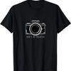 Don't Be Negative Funny Photography Camera T-Shirt,100% Cotton