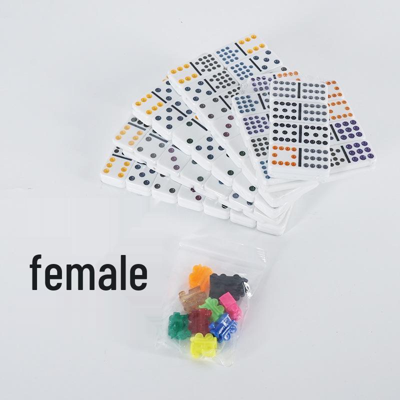Set Domino Croce - Giocattolo Educativo da 136 Pezzi per Bambini
