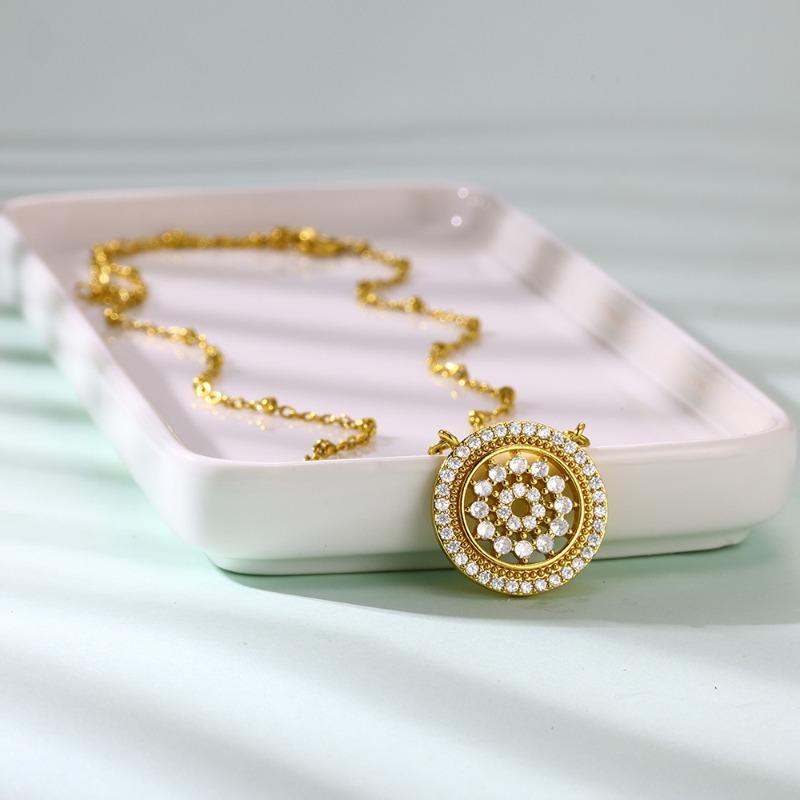 Wind New Tree of Life Butterfly Pendant Titanium Steel Necklace Women's Niche Versatile Clavicle Chain