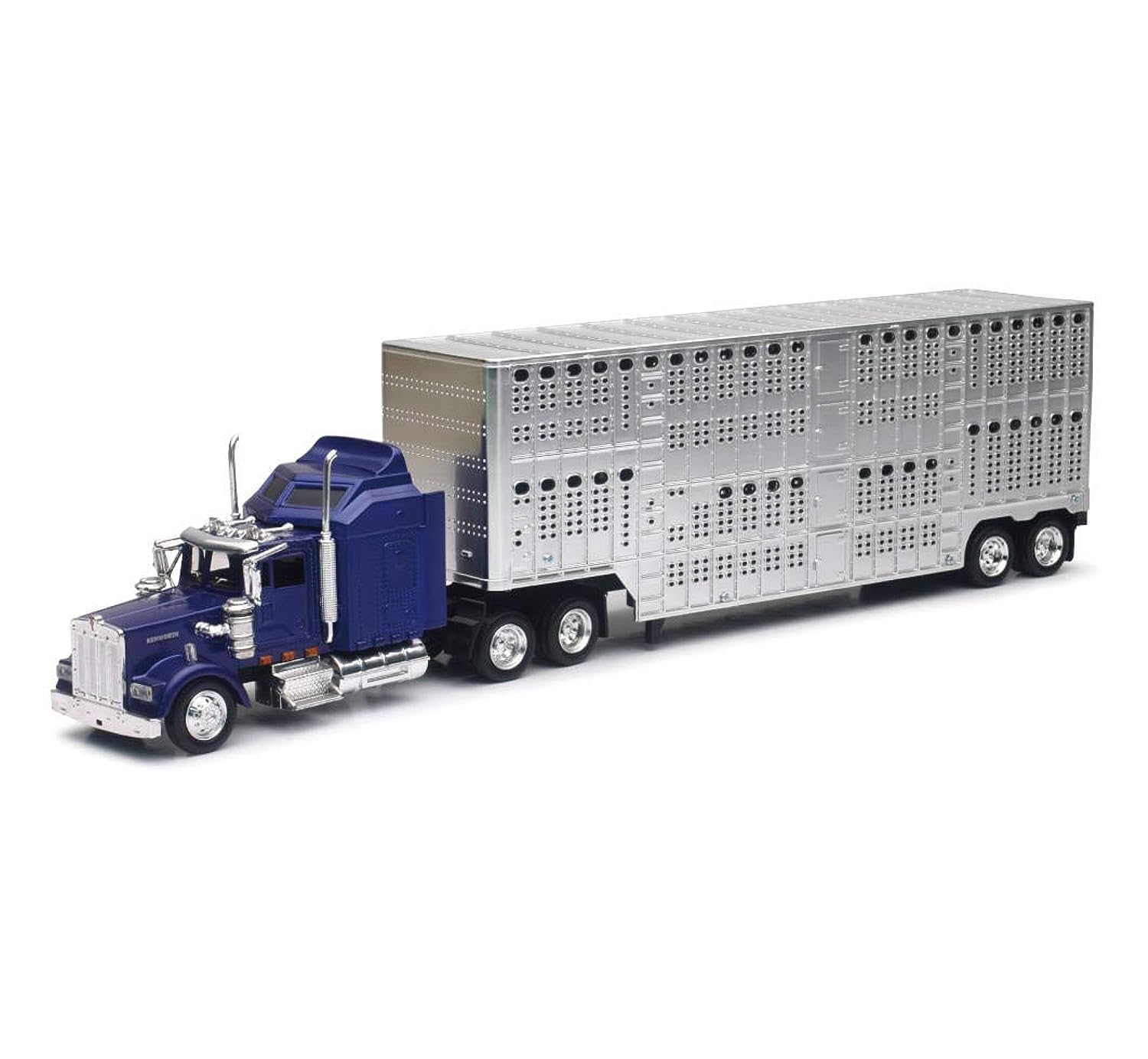 

Новий причіп для перевезення худоби Ray Kenworth W900 Pot Belly 15243 [New Ray] 1/43 D/C [Предмет] чорний