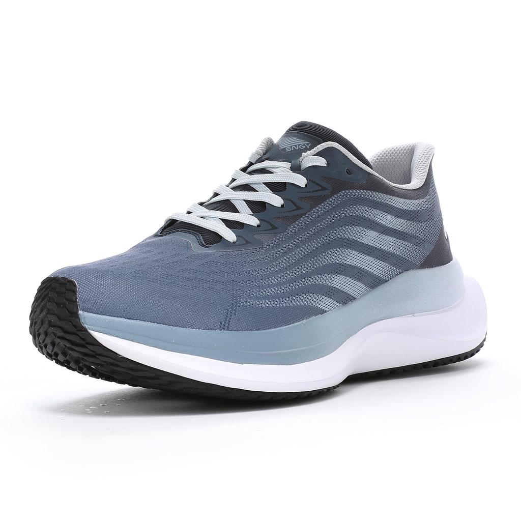 Moonstar Synergy Thick Shock SNGY Ash 3E Cushion, Lightweight, Soft, Cushioned, Sole, Absorption, Breathable, Wide, UV01, Blue, 26.5 Cm,