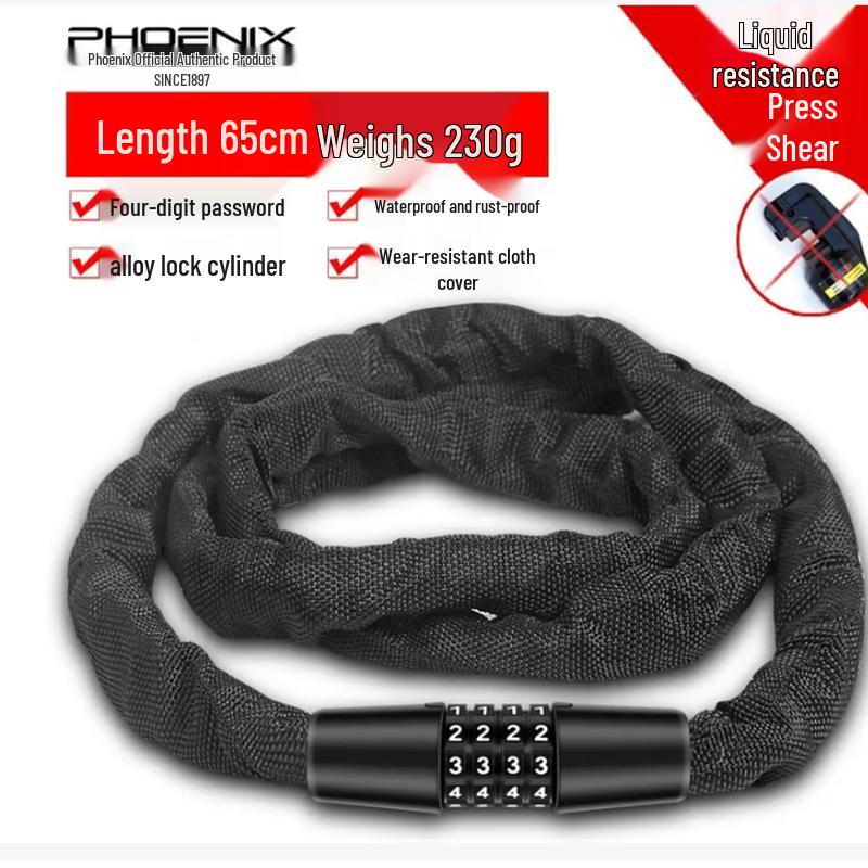 

Phoenix Anti-Theft Bicycle Password Lock