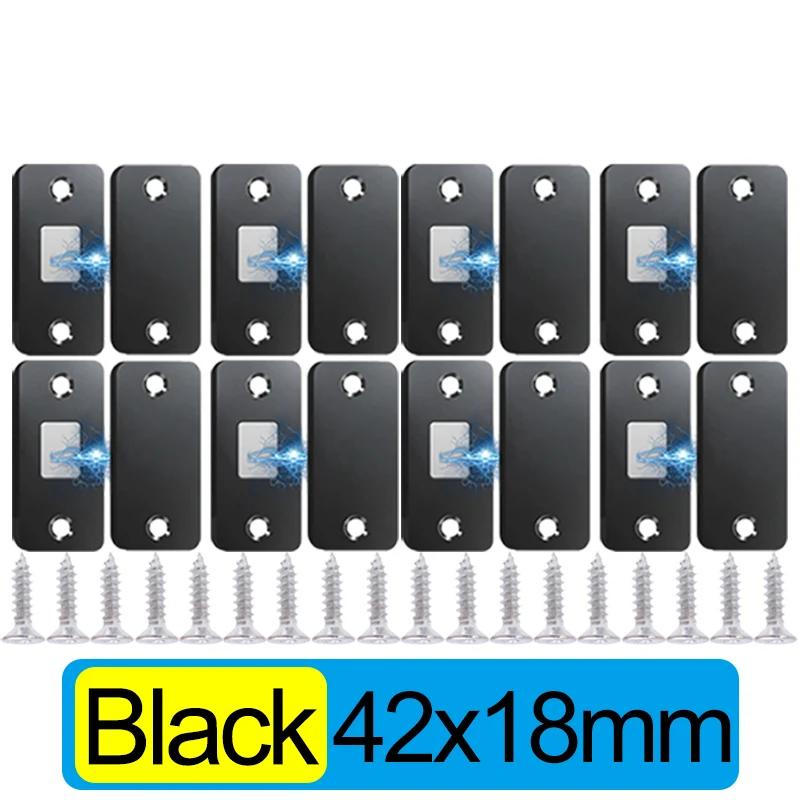 Magnetic Cabinet Catches Ultra Thin Door Strong Magnets Stops Invisible Adhesive Drawer Magnet Lock For Kitchen Closet Closer