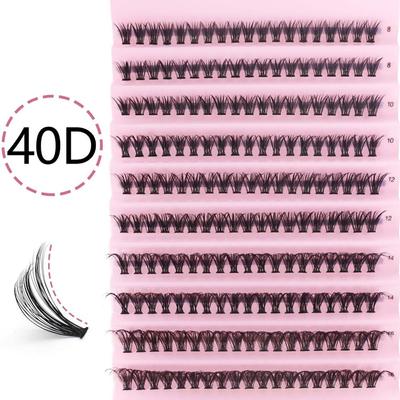 Mixed Tray Grafting Eyelash Natural Long Individual Eyelashes Cluster  Women Beauty