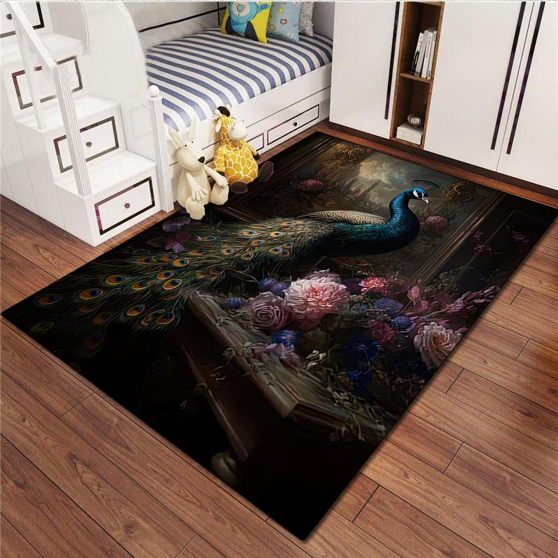 Flowers Animal Rug Home Carpet Office Decorative Carpet For Living Room Bedroom Door Mat Floor Carpet Computer Chair Area Rug