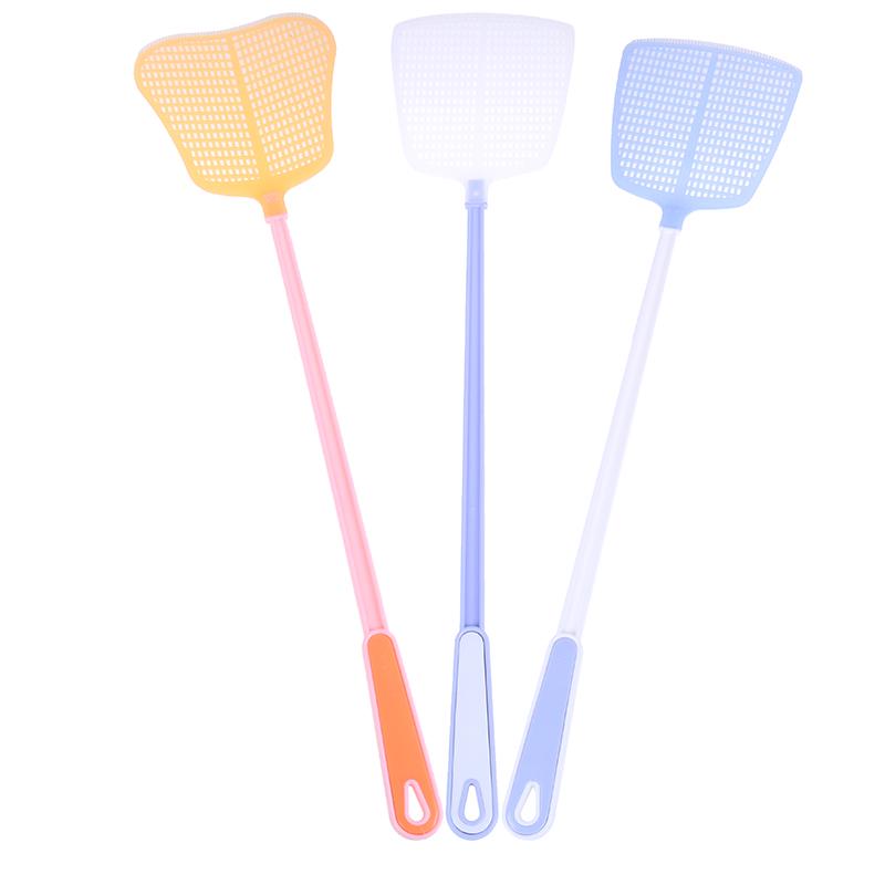 1Pc Household Plastic Fly Trap Mosquito Swatter Fly Killer Hand Manual Flapper
