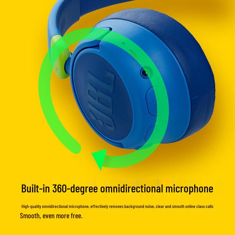JBL JR460NC Kids Wireless Active Noise-Cancelling Headphones