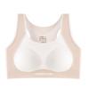 Seamless Sports Bra for Teen Girls - Shockproof, Fixed Cup, Ages 12+ for Middle and High School Students