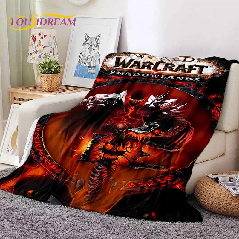 WOW, World of Warcraft Demon Hunter, Lich King Game Flannel Blanket for Beds Bedroom Sofa Picnic,Throw Blanket Outdoor Leisure